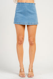 DENIM SKORTS