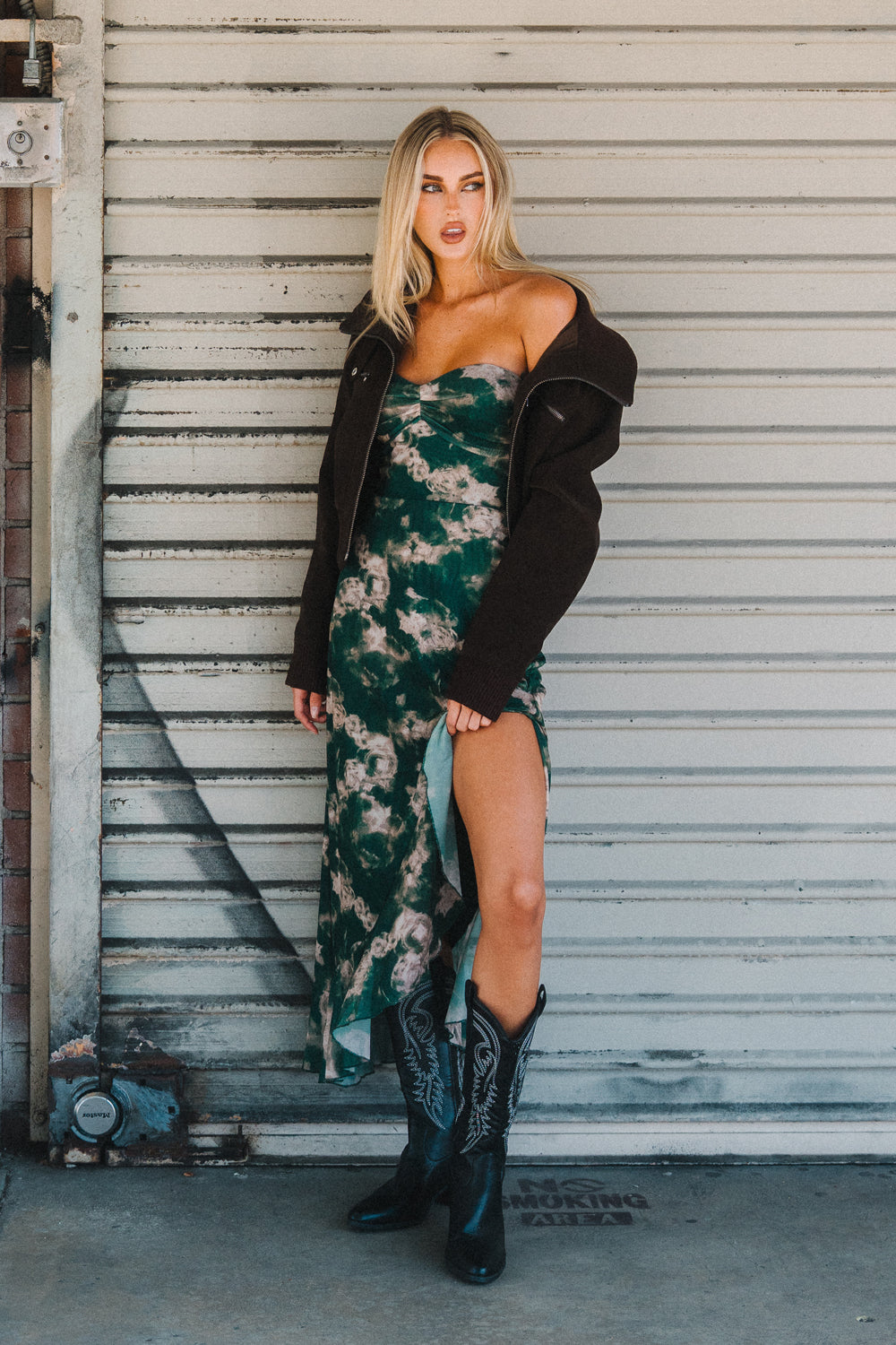 Faux Suede Moto Jacket