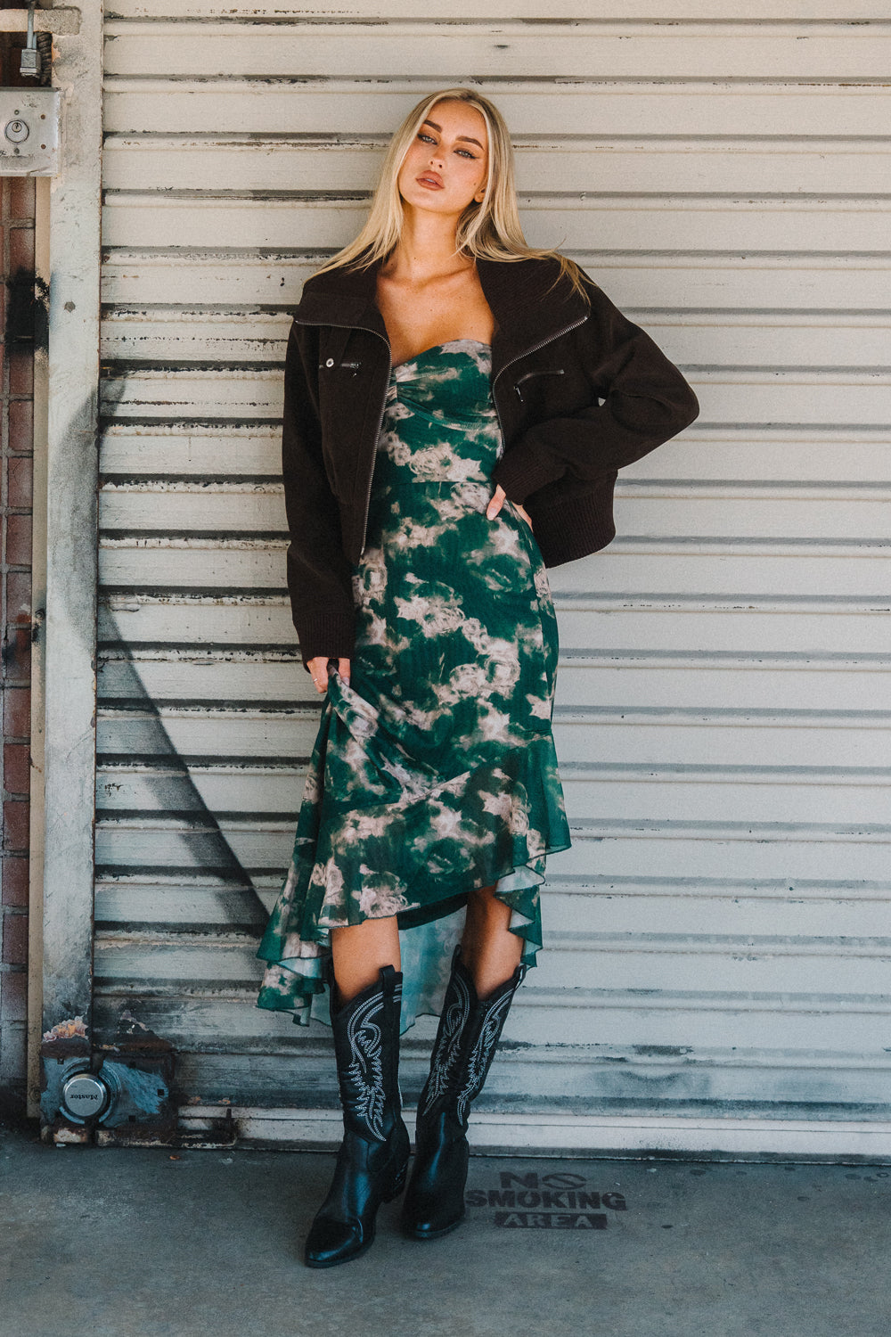 Faux Suede Moto Jacket