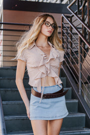 DENIM SKORTS
