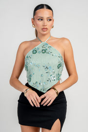 HALTER NECK TOP